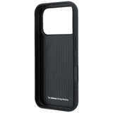 BMW iPhone 18 Pro Cover M Carbon Metal Logo Sort
