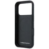 BMW iPhone 18 Pro Cover M Carbon Metal Logo Grå