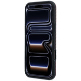 BMW iPhone 17 Pro/iPhone 18 Pro Cover M Carbon Metal Logo Burgundy