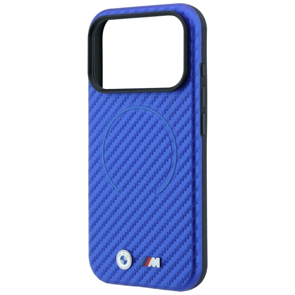 BMW iPhone 17 Pro/iPhone 18 Pro Cover M Carbon Printed Ring Blå