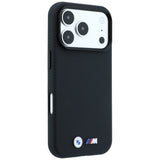 BMW iPhone 17 Pro Max/iPhone 18 Pro Max Cover M Quadrille Kevlar Metal Logo Sort