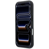 BMW iPhone 17 Pro/iPhone 18 Pro Cover M Quadrille Kevlar Tricolor Lines Sort