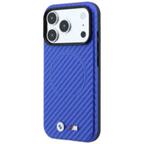 BMW iPhone 17 Pro Max/iPhone 18 Pro Max Cover M Carbon Printed Ring Blå