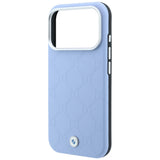 BMW iPhone 17 Pro/iPhone 18 Pro Cover Debossed quiltet Blå