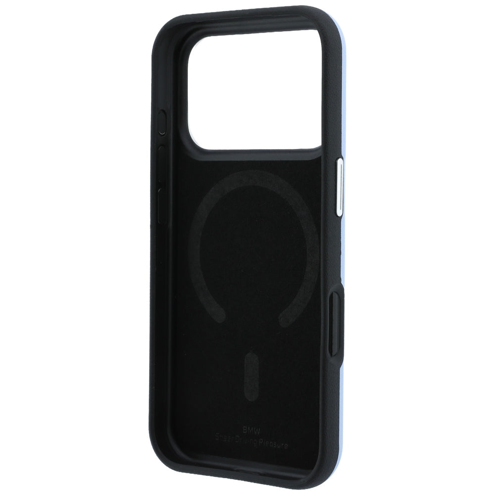 BMW iPhone 17 Pro/iPhone 18 Pro Cover Debossed quiltet Blå
