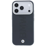BMW iPhone 17 Pro/iPhone 18 Pro Cover med centreret præget design Grå