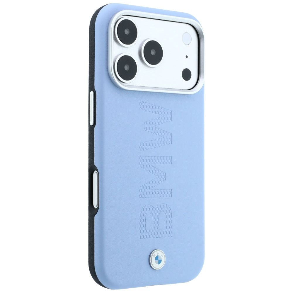 BMW iPhone 17 Pro/iPhone 18 Pro Cover Centreret præget Blå