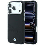 BMW iPhone 17 Pro/iPhone 18 Pro Cover Inclined Deboss Sort