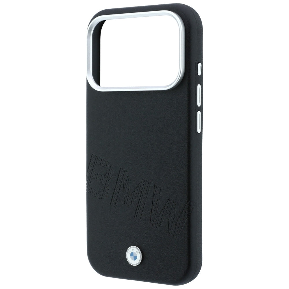 BMW iPhone 17 Pro/iPhone 18 Pro Cover Inclined Deboss Sort