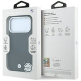 BMW iPhone 17 Pro/iPhone 18 Pro Cover Inclined Deboss Sort