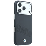 BMW iPhone 17 Pro/iPhone 18 Pro Cover Inclined Deboss Grå