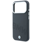 BMW iPhone 17 Pro Max/iPhone 18 Pro Max Cover Inclined Deboss Grå