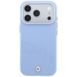 BMW iPhone 17 Pro/iPhone 18 Pro Cover Inclined Deboss Blå