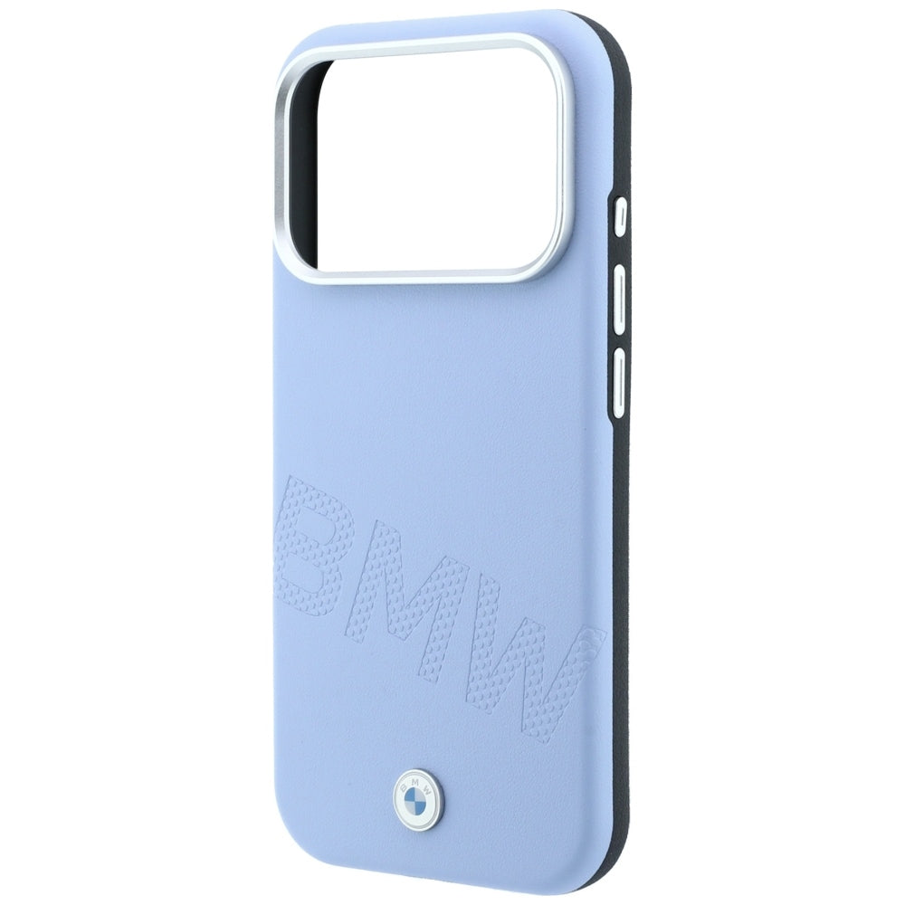 BMW iPhone 17 Pro/iPhone 18 Pro Cover Inclined Deboss Blå