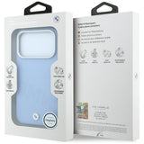 BMW iPhone 17 Pro/iPhone 18 Pro Cover Inclined Deboss Blå