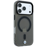 BMW iPhone 17 Pro/iPhone 18 Pro Cover Frosted Metal Logo Sort