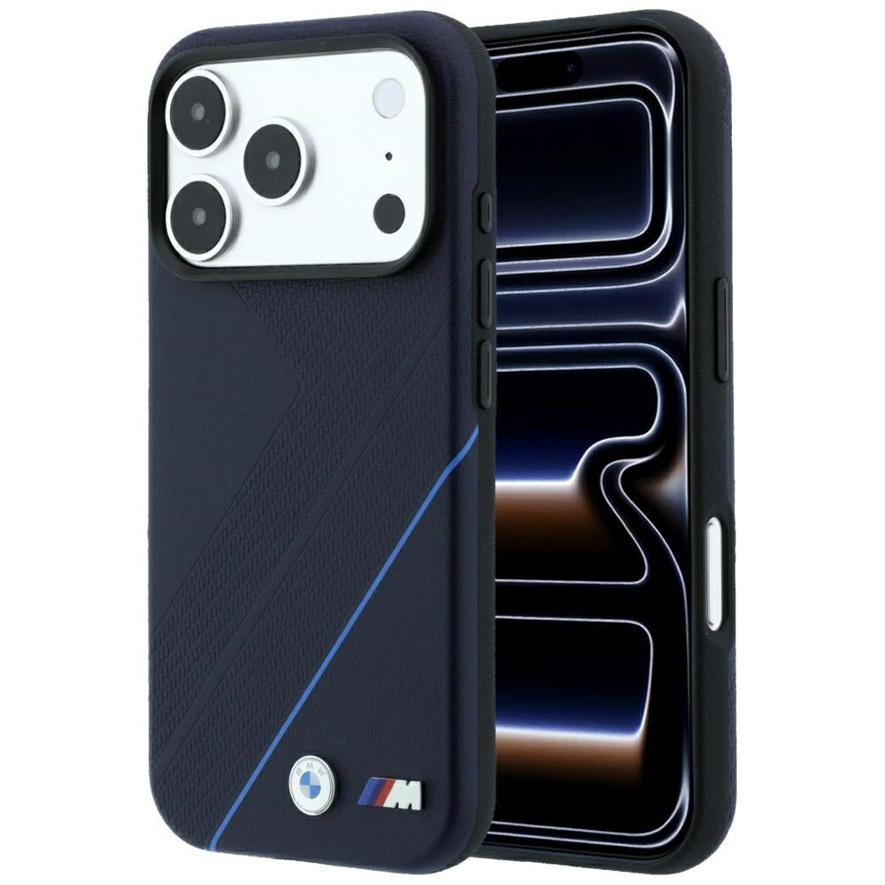 BMW iPhone 17 Pro Max/iPhone 18 Pro Max Cover M Tire Track Navy