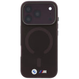BMW iPhone 17 Pro Max/iPhone 18 Pro Max Cover M Frosted Metal Logo Burgundy