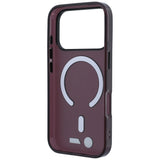 BMW iPhone 17 Pro Max/iPhone 18 Pro Max Cover M Frosted Metal Logo Burgundy