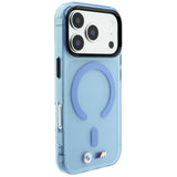 BMW iPhone 17 Pro/iPhone 18 Pro Cover M Frosted Metal Logo Blå