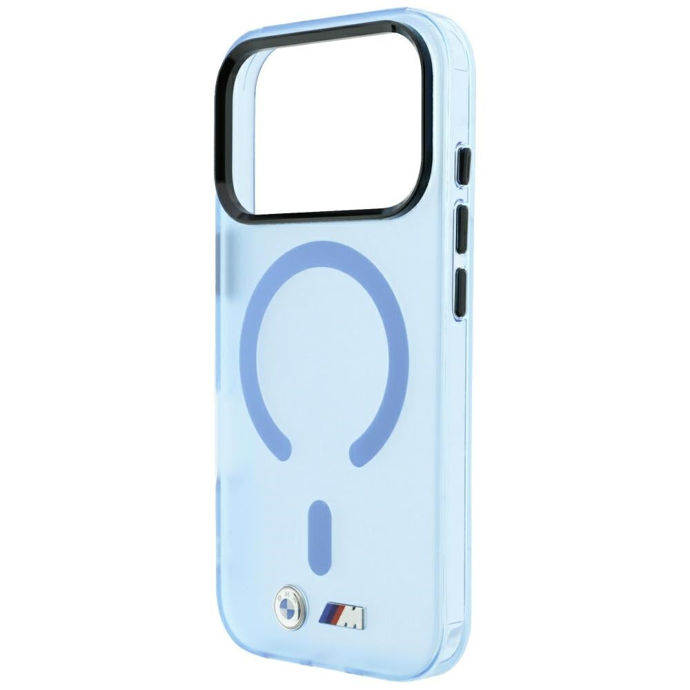 BMW iPhone 17 Pro/iPhone 18 Pro Cover M Frosted Metal Logo Blå