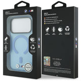 BMW iPhone 17 Pro/iPhone 18 Pro Cover M Frosted Metal Logo Blå