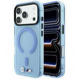 BMW iPhone 17 Pro Max/iPhone 18 Pro Max Cover M Frosted Metal Logo Blå
