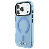 BMW iPhone 17 Pro Max/iPhone 18 Pro Max Cover M Frosted Metal Logo Blå