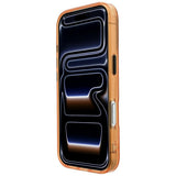 BMW iPhone 17 Pro Max/iPhone 18 Pro Max Cover M Frosted Metal Logo Orange