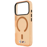 BMW iPhone 17 Pro Max/iPhone 18 Pro Max Cover M Frosted Metal Logo Orange