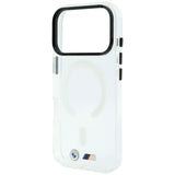 BMW iPhone 17 Pro/iPhone 18 Pro Cover M Glossy Metal Logo Klar