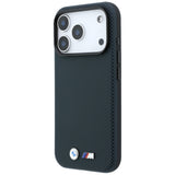 BMW iPhone 17 Pro/iPhone 18 Pro Cover M Quadrille Kevlar Metal Logo Navy