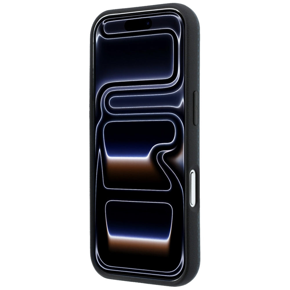 BMW iPhone 17 Pro/iPhone 18 Pro Cover M Quadrille Kevlar Metal Logo Navy