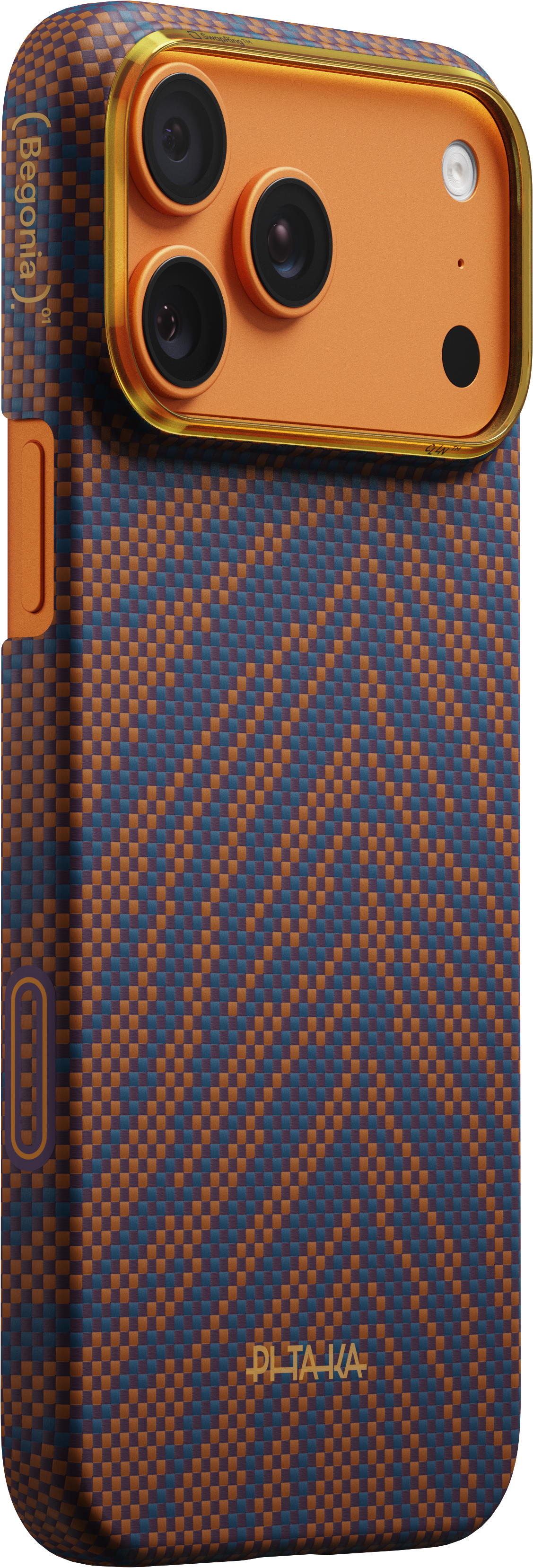 Pitaka iPhone 17 Pro Max Cover Edge MagSafe Burning Orange