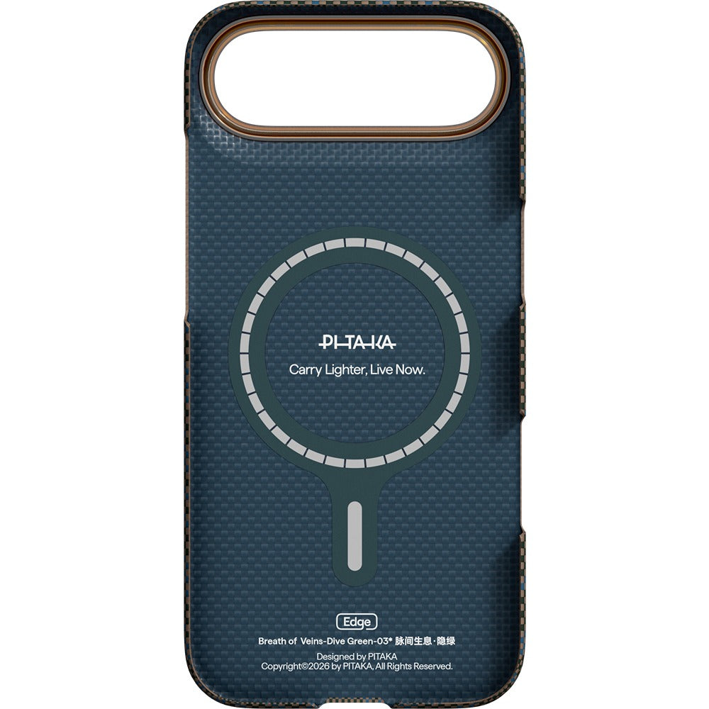 Pitaka iPhone Air Cover Edge MagSafe Dive Green