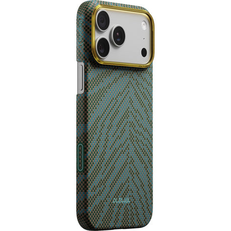 Pitaka iPhone 17 Pro Max Cover Edge MagSafe Dive Green