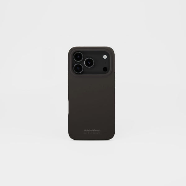 MobileFriend iPhone 17 Pro/iPhone 18 Pro Cover Silikone Sort
