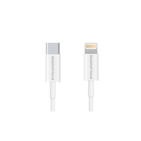 MobileFriend Kabel USB-C till Lightning 1m