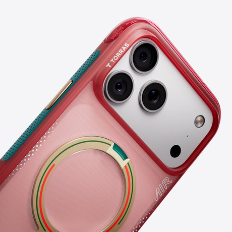 Torras iPhone 17 Pro Cover Ostand Q3 Air Portugal Wave of Passion