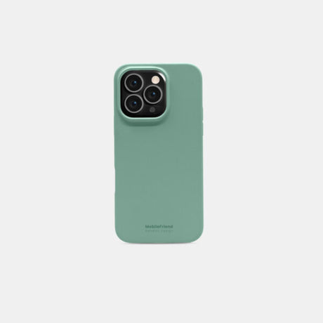 MobileFriend iPhone 16 Pro Max Skal Silikon Cozy Green