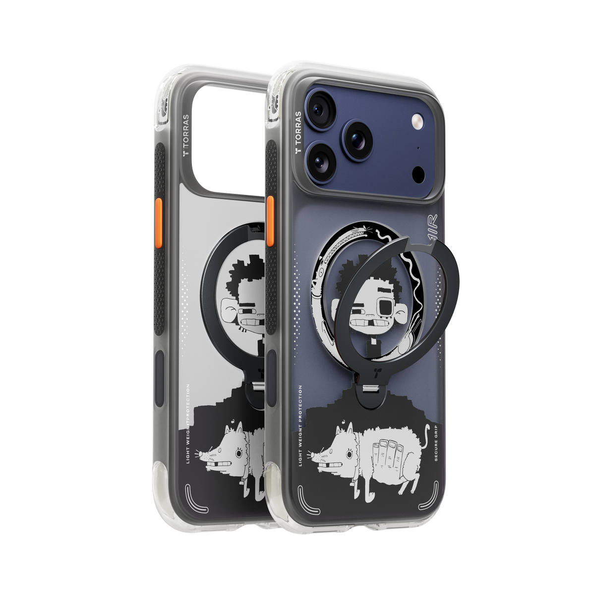 Torras iPhone 17 Pro Cover Ostand Q3 Air Gawx Dawnbreak Guard