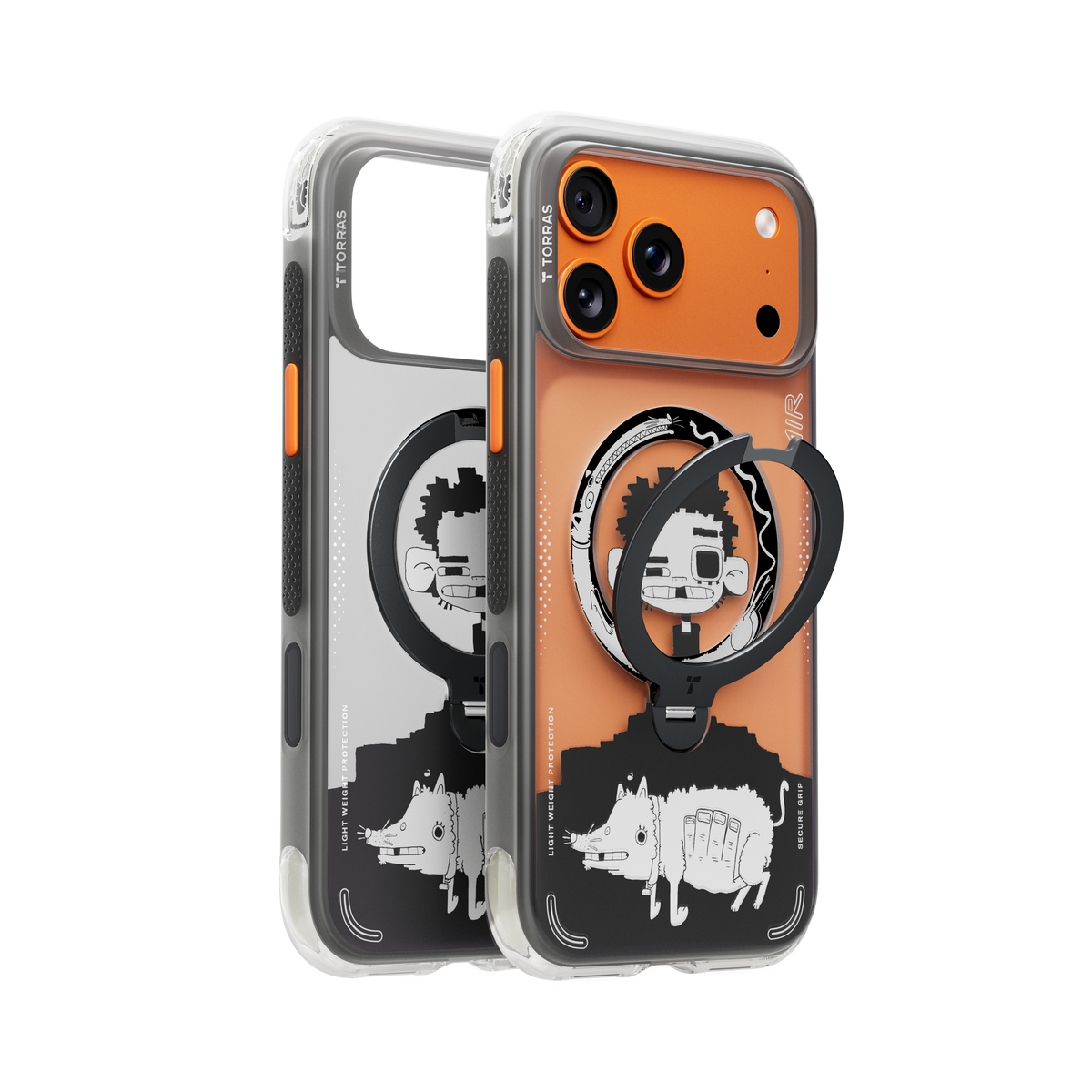 Torras iPhone 17 Pro Cover Ostand Q3 Air Gawx Dawnbreak Guard