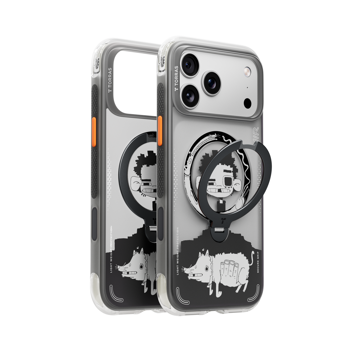 Torras iPhone 17 Pro Cover Ostand Q3 Air Gawx Dawnbreak Guard