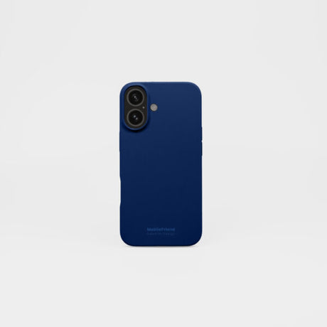 MobileFriend iPhone 16 Plus Skal Silikon Navy Blue
