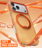 Torras iPhone 17 Pro Cover Ostand O3 Hue Golden Citrus
