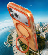 Torras iPhone 17 Pro Cover Ostand O3 Hue Golden Citrus