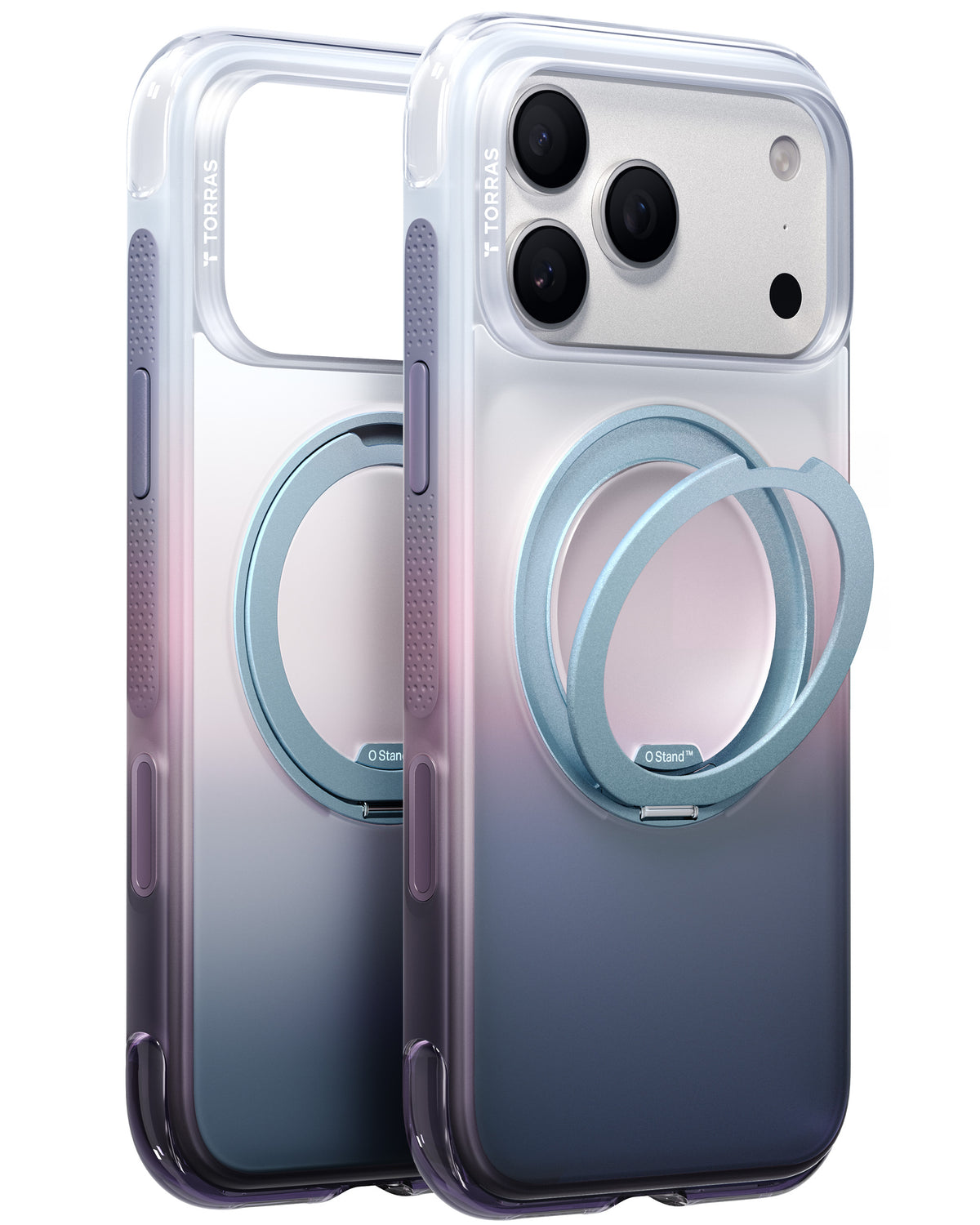 Torras iPhone 18 Pro Cover Ostand O3 Air Gradient Dusk Haze