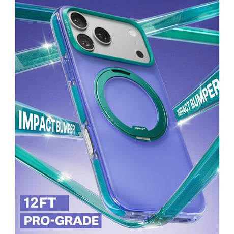 Torras iPhone 17 Pro Max Cover Ostand O3 Hue Indigo Blue