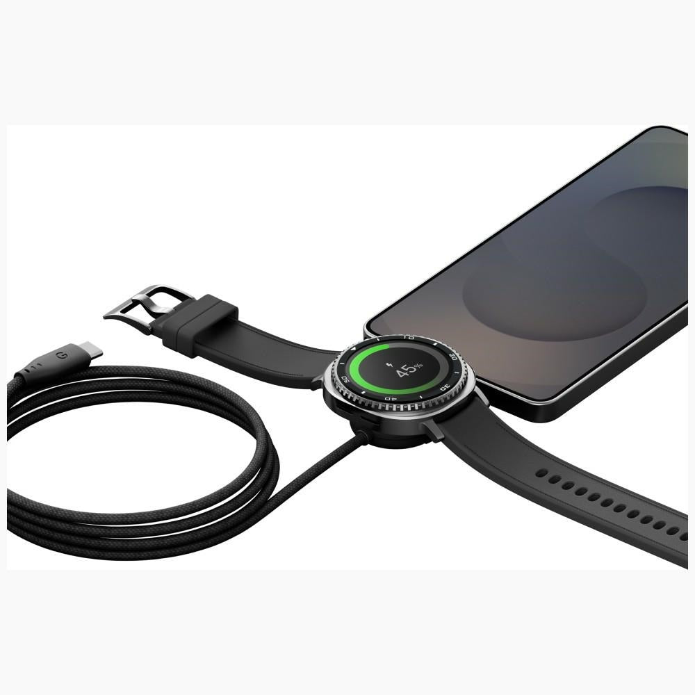 Energea Flow Duo 2-i-1 USB-C-opladningskabel med Samsung Galaxy Watch-oplader 1,5m