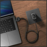 Energea Flow Duo 2-i-1 USB-C-opladningskabel med Samsung Galaxy Watch-oplader 1,5m